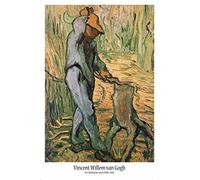 1art1 Vincent Van Gogh Poster Le Bûcheron, D'Après Millet, 1890 Affiche Murale 91x61 cm