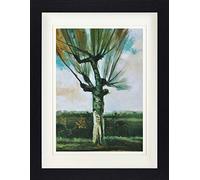 1art1 Vincent Van Gogh Poster Le Saule, 1885 Affiche Encadrée avec Passe-Partout Élégant | Images Murales | dans Un Cadre Photo 40x30 cm