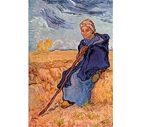 1art1 Vincent Van Gogh Posters XXL La Bergère D'Après Millet, 1889 Affiche 120x80 cm
