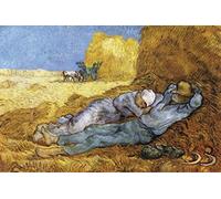 1art1 Vincent Van Gogh Sticker Mural La Méridienne Ou La Sieste D'Après Millet, 1889 Poster Papier Peint Autocollant 180x120 cm