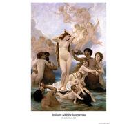 1art1 William-Adolphe Bouguereau Poster La Naissance De Vénus, 1879 Affiche Murale 91x61 cm