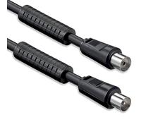 1aTTack Câble coaxial/antenne/Satellite Connecteur F Coaxial mâle vers coaxial Femelle