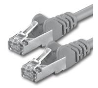 1aTTack Câble patch réseau FTP blindé CAT 5e avec 2 fiches RJ45 3,0 m gris