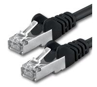 1aTTack Câble patch réseau FTP blindé CAT 5e avec 2 fiches RJ45 5 m noir