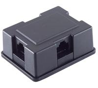 1aTTack.de 1 boîte de distribution RNIS à 3 voies avec câble 8/4 de 3 m, 1 coupleur RJ45 IN, 3 coupleurs RJ45 OUT, contacts plaqués or