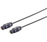 1aTTack.de 1 câble à fibre optique avec connecteur Toslink 2,2 mm, plaqué or, 15 m