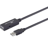 1aTTack.de 1 câble d'extension USB actif 2.0 haute vitesse, 480 Mbps, 5 m