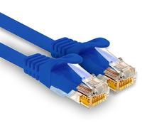 1aTTack.de - 1 câble réseau Cat7 de 20 m, Ethernet Cat.7, câble de raccordement Lan et Cat 7 pour une vitesse Internet maximale et connecte tous les appareils avec une prise RJ 45 bleue