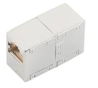 1aTTack.de 1 coupleur RJ45 entièrement blindé - Adaptateur Western femelle 8/8 vers prise Western 8/8 1:1 - Contacts plaqués or - Non blindé - Pour téléphone, réseau DSL