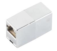 1aTTack.de 1 coupleur RJ45 métallisé - Adaptateur Western femelle 8-8 vers prise Western 8-8 1:1 - Contacts plaqués or - Non blindé - Pour téléphone, réseau DSL