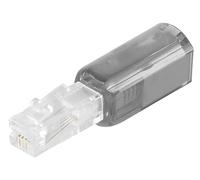 1aTTack.de 1 démêleur Twist-Stop pour câble de combiné téléphonique - Modèle fin - Noir transparent