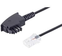1aTTack.de 1 x 0,5 m - Câble de raccordement TAE-F vers RJ45 mâle (A-4 B-5) pour routeur VDSL Modem DSL
