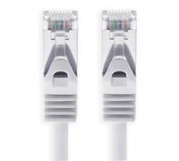 1aTTack.de 10m - blanc - 1 pièce câble réseau Cat7 câble patch SFTP câble brut Lankabel 10GB/s - 500 MHz assemblé avec 2 fiches RJ45 Cat 6a