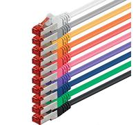 1aTTack.de 10x 2m - Câble patch câble réseau Cat 6 Cat6 RJ45 SFTP - 10 couleurs