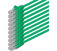 1aTTack.de 10x 3.0m Câble Réseau Cat6 Cat 6 - RJ45 Ethernet LAN DSL Routeur Modem - Vert