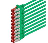 1aTTack.de 10x 3 mètres - Câble patch câble réseau Cat 6 Cat6 RJ45 SFTP - vert