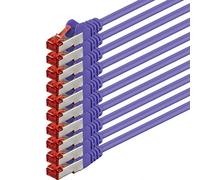 1aTTack.de 10x 3 mètres - Câble patch câble réseau Cat 6 Cat6 RJ45 SFTP - violet