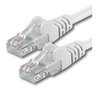 1aTTack.de 1x 0,25m Câble Réseau Cat6 Cat 6 - RJ45 Ethernet LAN DSL Routeur Modem - Blanc