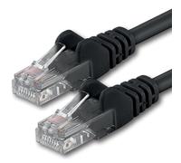 1aTTack.de 0,5 m - noir - 1 pièce - CAT.6 Câble réseau Ethernet LAN CAT6 Câble patch 1000 Mbit/s