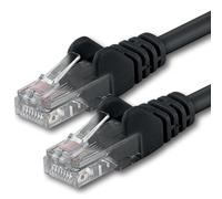1aTTack.de 10m - noir - 1 pièce - CAT.6 Câble réseau Ethernet LAN CAT6 Câble patch 1000 Mbit/s