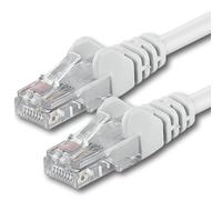 1aTTack.de 15m - blanc - 1 pièce - CAT.6 Câble réseau Ethernet LAN CAT6 Câble patch 1000 Mbit/s