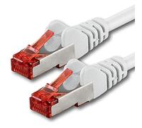 1aTTack.de 1x 1m - Câble patch câble réseau Cat 6 Cat6 RJ45 SFTP - blanc
