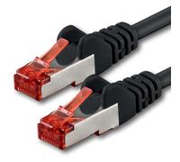 1aTTack.de 1x 20m - Câble patch câble réseau Cat 6 Cat6 RJ45 SFTP - noir