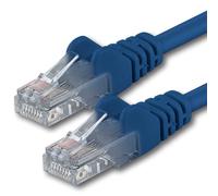 1aTTack.de 1x 2m Câble Réseau Cat6 Cat 6 - RJ45 Ethernet LAN DSL Routeur Modem - Bleu