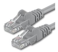 1aTTack.de 1x 3.0m Câble Réseau Cat6 Cat 6 - RJ45 Ethernet LAN DSL Routeur Modem - Gris