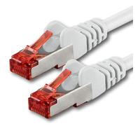 1aTTack.de 1x 3 mètres - Câble patch câble réseau Cat 6 Cat6 RJ45 SFTP - blanc