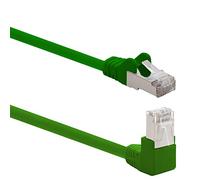 1aTTack.de 366249 Câble réseau Cat.6 angle 90 degrés 7,5 m - vert - 1 pièce - Câble patch Cat6 (SFTP PIMF) 1000 Mbit/s connecteur Rj 45-1 x 7,5 m mètre vert
