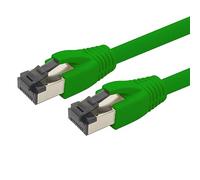 1aTTack.de 5m Câble réseau Cat 8 Câble CAT8 vert - 1 pièce Cat.8 Lan 2000 MHz 40 Gbit s 40GBase-T Poe+ patch cable Câble Ethernet LSZH - 1 x 5 mètres vert