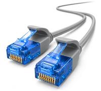 1aTTack.de 659879 Câble Cat6 Cat.6 Câble réseau Cat 5m - câble patch câble fin (petit diamètre - très flexible) 1000 Mbit/s - 1 pièce - gris