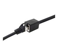 1aTTack.de 677576 Adaptateur d'extension CAT7 Cat.7-5 m - Câble Ethernet Lanka câble câble réseau 10 Gb/s câble brut avec prise (RJ45) Cat6a 1 pièce - noir