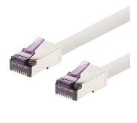 1aTTack.de - 7,5 m - Câble réseau CAT6a Superflex Ethernet Gigabit LAN Câble patch RJ45 CAT6 A 10000 Mbit s SFTP PIMF 500 MHz compatible avec CAT6 CAT5 - blanc - 1 pièce