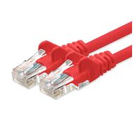 1aTTack.de Câble réseau CAT 5e câble patch réseau UTP avec 2x fiches RJ45 7m rouge