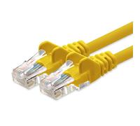 1aTTack.de Câble réseau CAT 5e câble réseau UTP avec 2 fiches RJ45 10 m jaune
