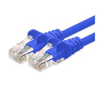 1aTTack.de Câble réseau CAT 5e câble réseau UTP avec 2 fiches RJ45 2 m bleu