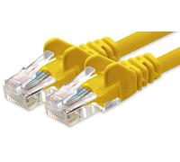 1aTTack.de Câble Réseau Cat6 Cat 6-1x 15m - RJ45 Ethernet LAN DSL Routeur Modem - Jaune