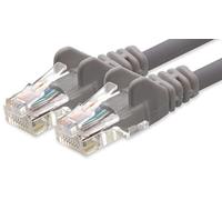1aTTack.de Câble Réseau Cat6 Cat 6-1x 1m - RJ45 Ethernet LAN DSL Routeur Modem - Gris