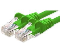 1aTTack.de Câble réseau Cat.6 - vert - 1x - 1m - Câble Ethernet CAT6 Câble Lanka Câble patch 1000 Mbits