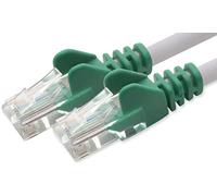 1aTTack.de Câble Réseau Cat6 Cat 6-1x 2m - RJ45 Ethernet LAN DSL Routeur Modem - Crossover gris