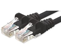 1aTTack.de Câble Réseau Cat6 Cat 6-1x 5m - RJ45 Ethernet LAN DSL Routeur Modem - Noir