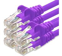 1aTTack.de Câble Réseau Cat6 Cat 6-5X 0,25m - RJ45 Ethernet LAN DSL Routeur Modem - Violet
