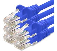 1aTTack.de Câble Réseau Cat6 Cat 6-5X 3.0m - RJ45 Ethernet LAN DSL Routeur Modem - Bleu