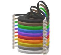 5m - 10 couleurs - 10 pièces - Câble réseau plat Cat.6 Câble plat Cat6 ultra plat Câble patch Cat.6 1000 Mbit/s Gigabit LAN (RJ45) plat mince micro