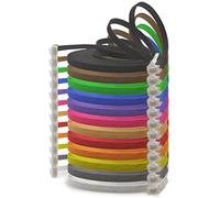 1aTTack.de Câble Réseau Cat6 Cat 6 Plat Flat Slim - 12x 1m - RJ45 Ethernet LAN DSL Routeur Modem - 12 Couleurs