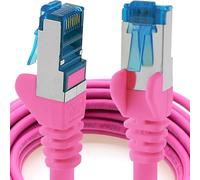 1aTTack.de Câble réseau CAT6a Cat6 Cat6 10 Gbit/s | magenta - 1 pièce | CAT 6a | S-FTP | double blindage