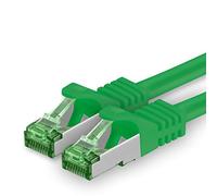 1aTTack.de Câble Réseau Cat7 Cat 7 10 GB/s - 1x 20m - RJ45 Ethernet LAN DSL Routeur Modem - Vert