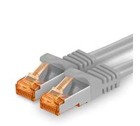 1aTTack.de Câble Réseau Cat7 Cat 7 10 GB/s SFTP - 1x 0,25m - RJ45 Ethernet LAN DSL Routeur Modem - Gris